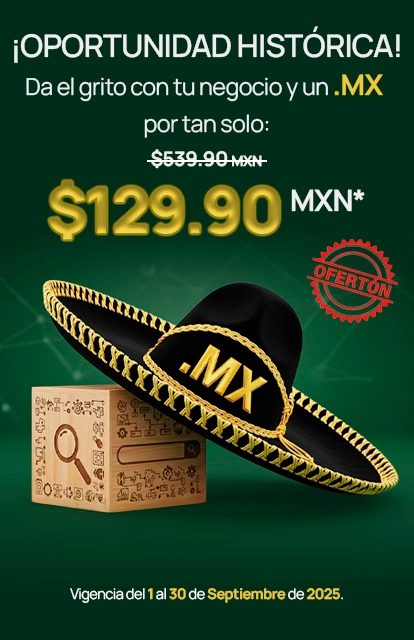 Registro Domino MX promo